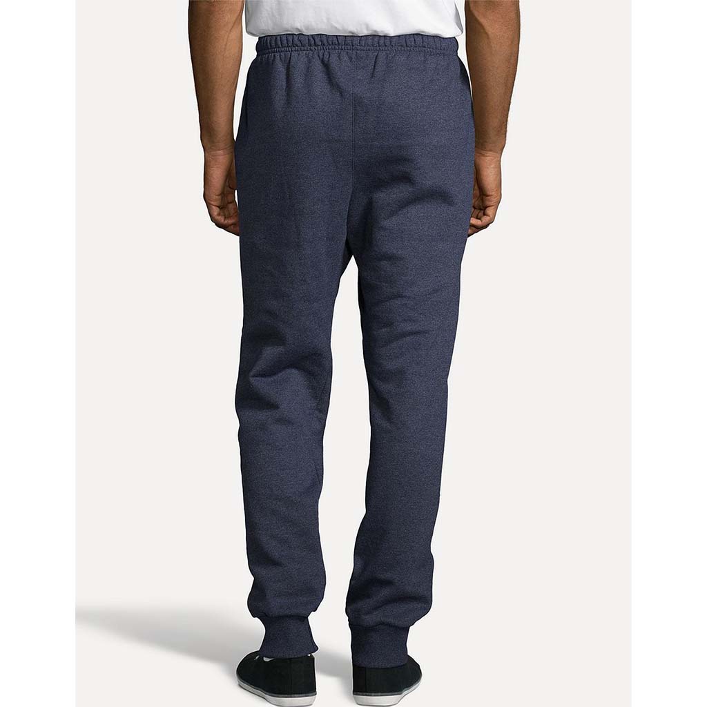 Champion Powerblend Jogger pantalon en molleton pour homme marine chiné lv2