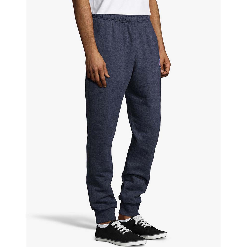 Champion Powerblend Jogger pantalon en molleton pour homme marine chiné lv3