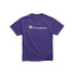 Champion Graphic Jersey Script Logo T-shirt manches courtes pour homme violet