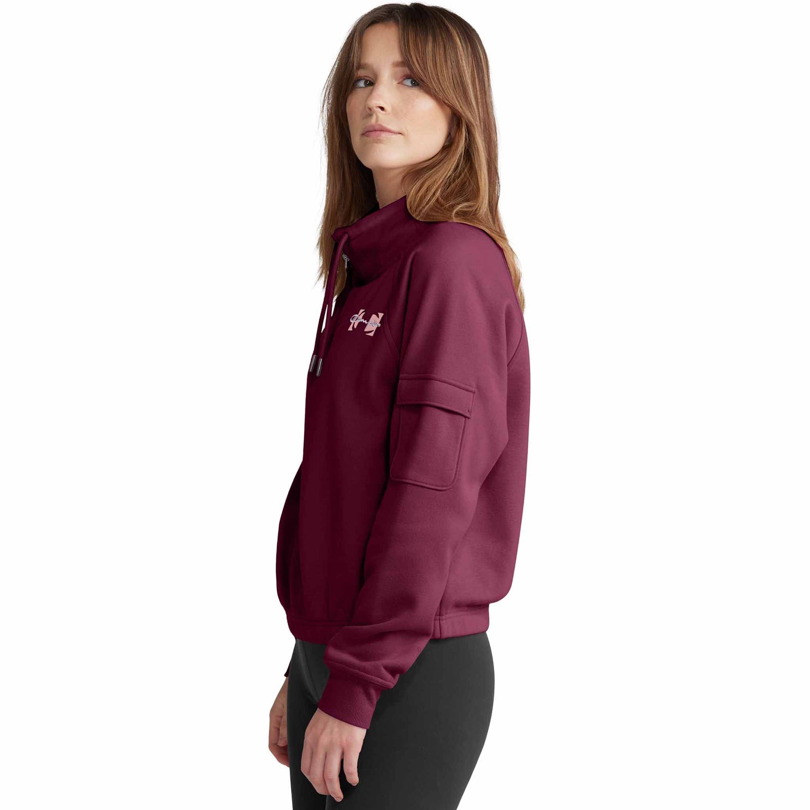 Champion chandail Champion Campus Eco Fleece Mini Zip Mock pour femme