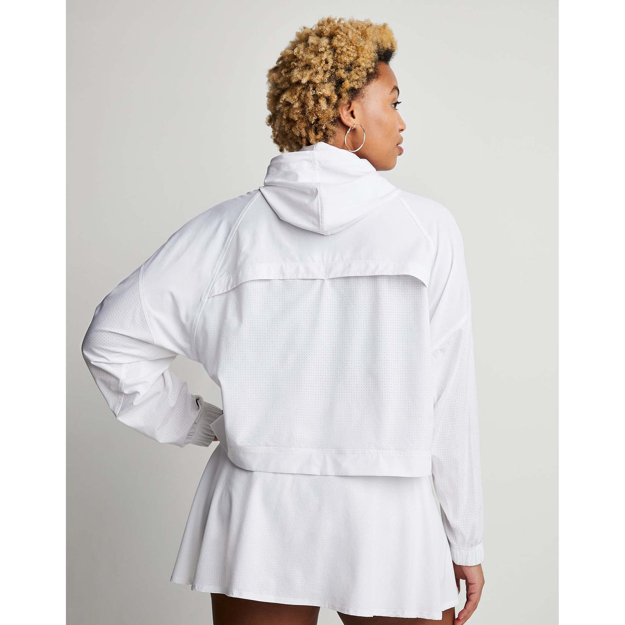 Champion City Sport Eco Full Zip Jacket veste légère blanc femme dos