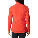 Columbia Ali Peak II chandail en laine polaire quart de zip orange pour femme dos