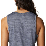 Columbia Alpine Chill Zero Tank camisole sport pour femme nocturnal heather dos detail