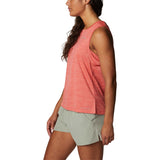 Columbia Alpine Chill Zero Tank camisole sport red hibiscus femme lateral