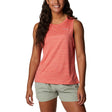 Columbia Alpine Chill Zero Tank camisole sport red hibiscus femme