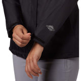Columbia Arcadia II manteau de pluie sport noir pour femme manches