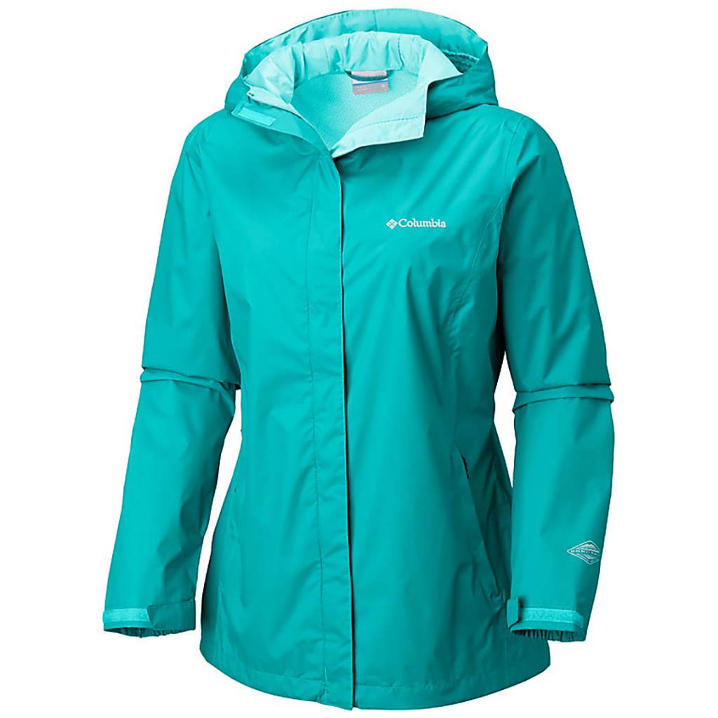 Columbia Arcadia II rain jacket women geyser