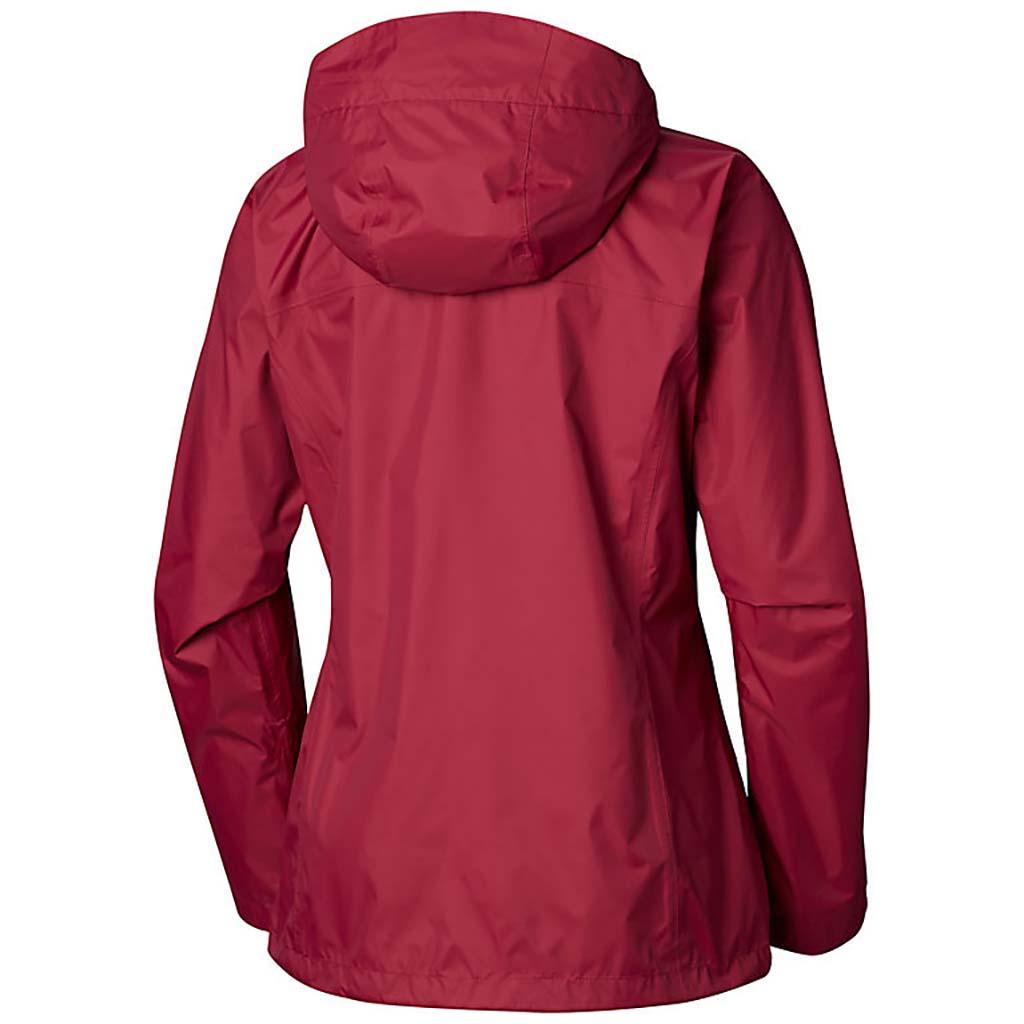 Columbia Arcadia II rain jacket women wine berry rv