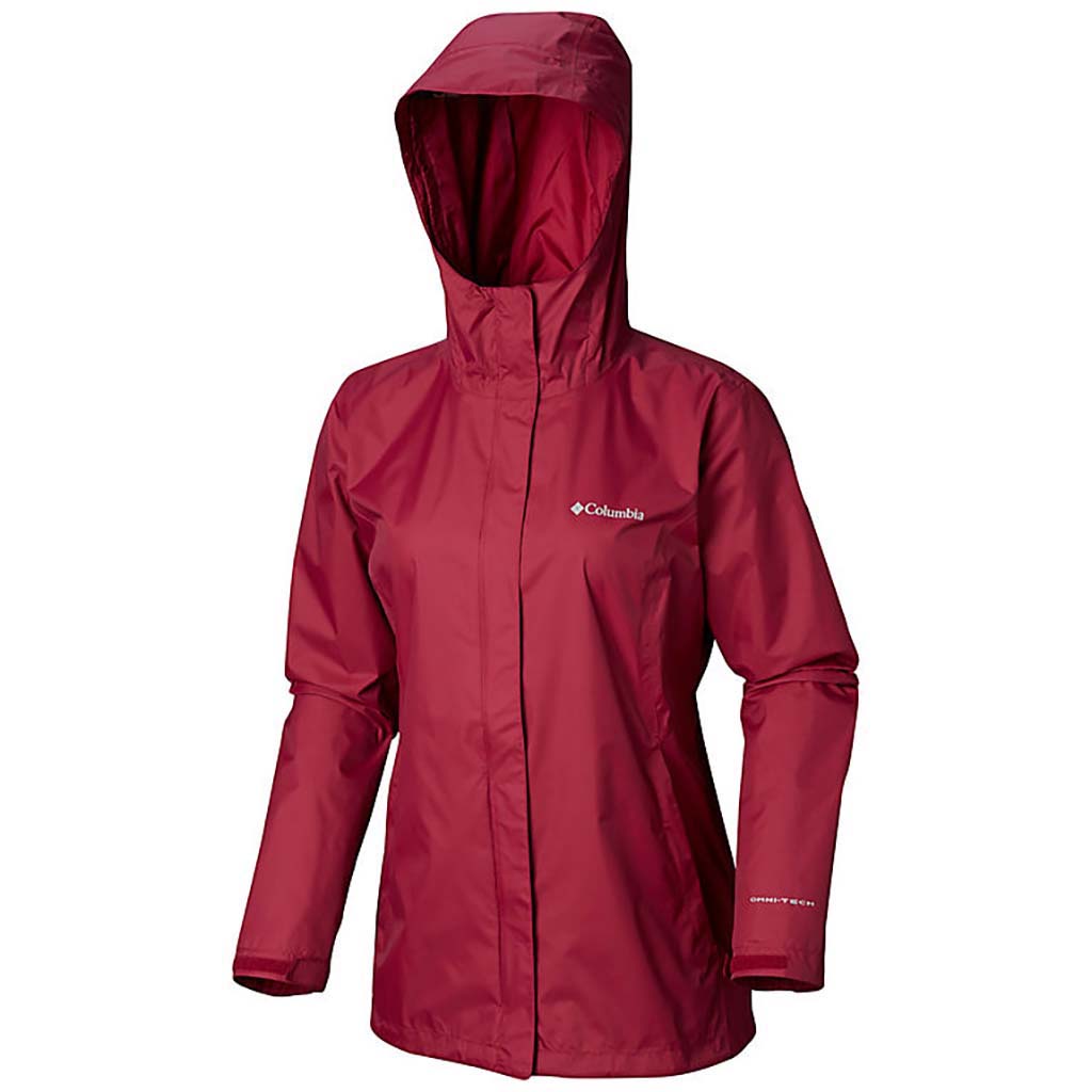 Columbia Arcadia II rain jacket women wine berry 2