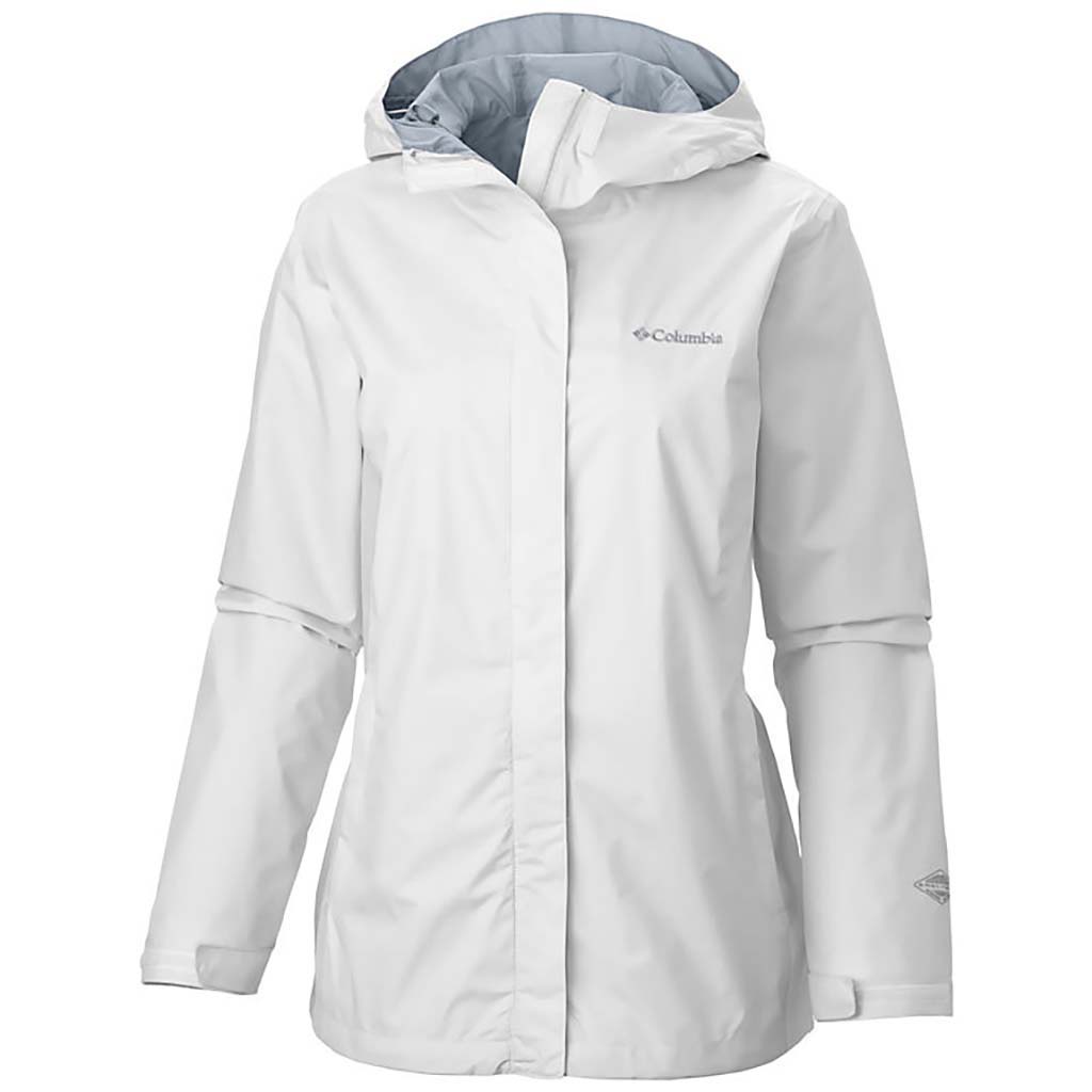Columbia Arcadia II rain jacket women white