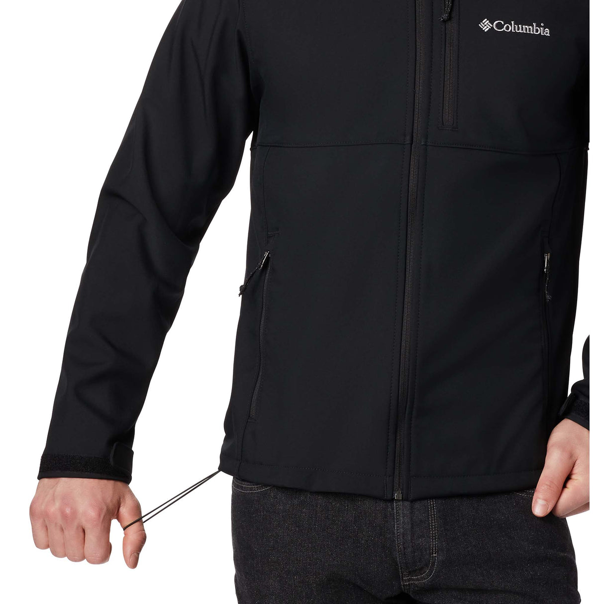 Columbia Ascender coquille souple à capuche noir pour homme taille