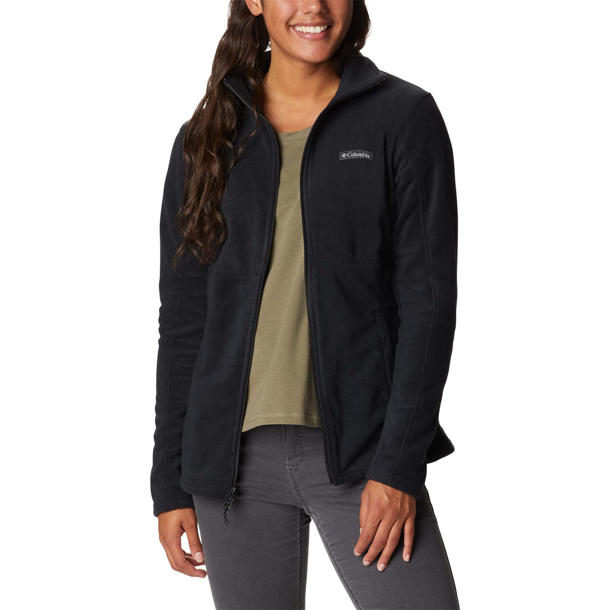 Columbia Basin Trail III manteau laine polaire noir pour femme live