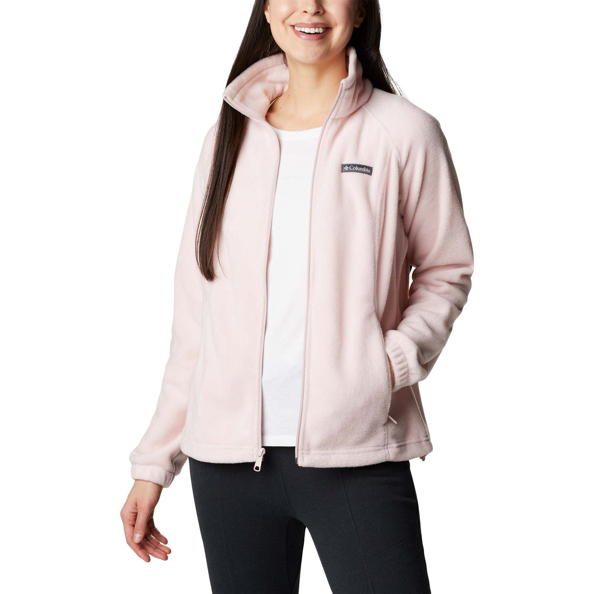 Veste polaire Columbia Benton Springs Full Zip rose pour femme 2