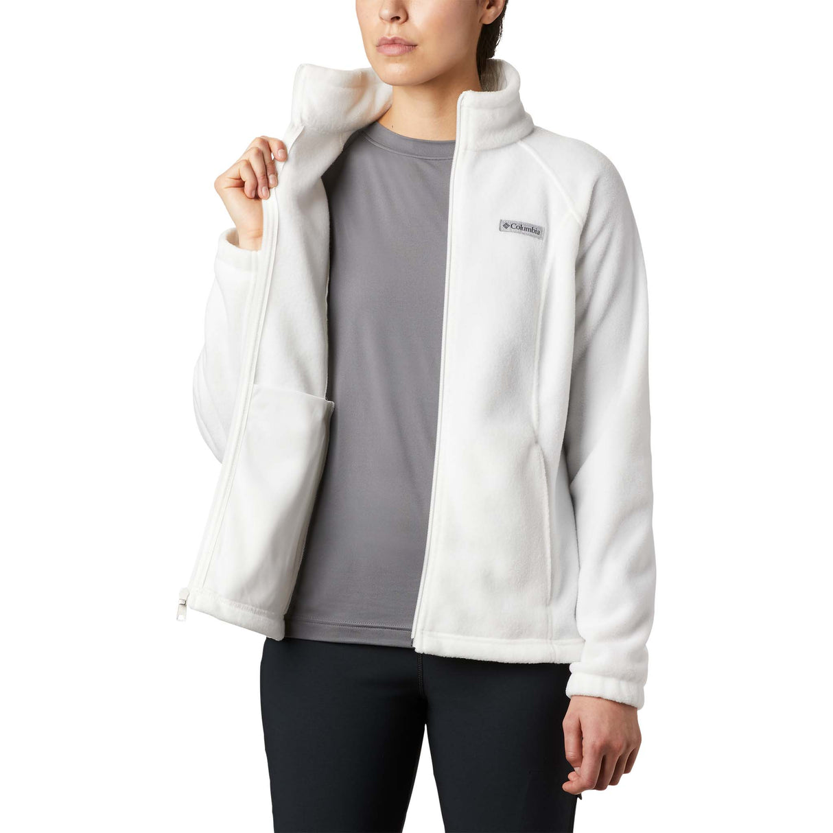 Veste polaire Columbia Benton Springs Full Zip sea salt pour femme