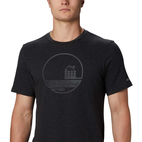 Columbia Bluff Mesa t-shirt noir manches courtes pour homme