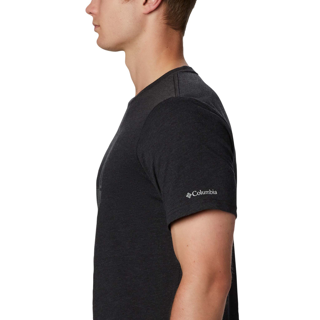 Columbia Bluff Mesa t-shirt noir manches courtes pour homme lat 2