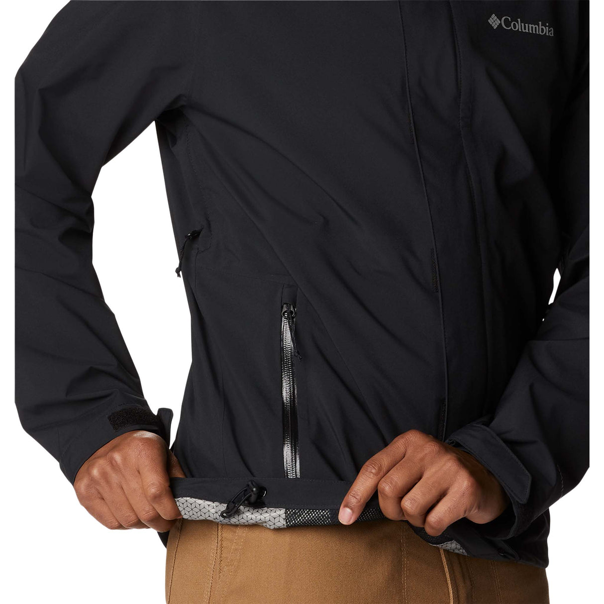 Columbia Earth Explorer manteau coquille noir homme taille