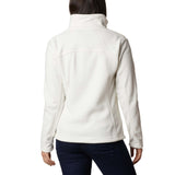 Veste polaire Columbia Fast Trek II Full Zip Sea Salt blanc pour femme dos