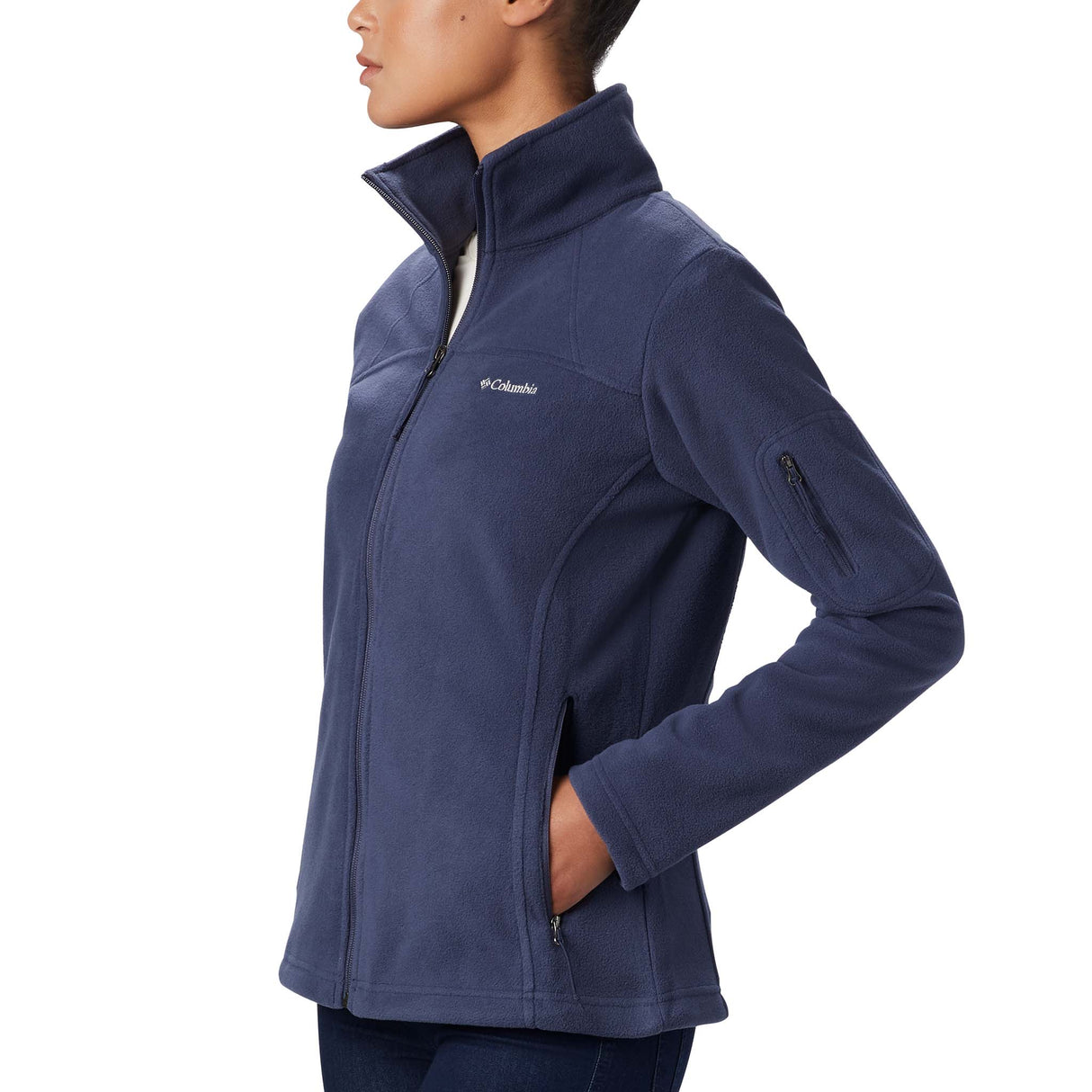 Veste polaire Columbia Fast Trek II Full Zip Nocturnal pour femme lateral