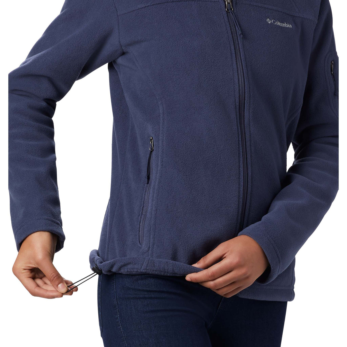 Veste polaire Columbia Fast Trek II Full Zip Nocturnal pour femme detail