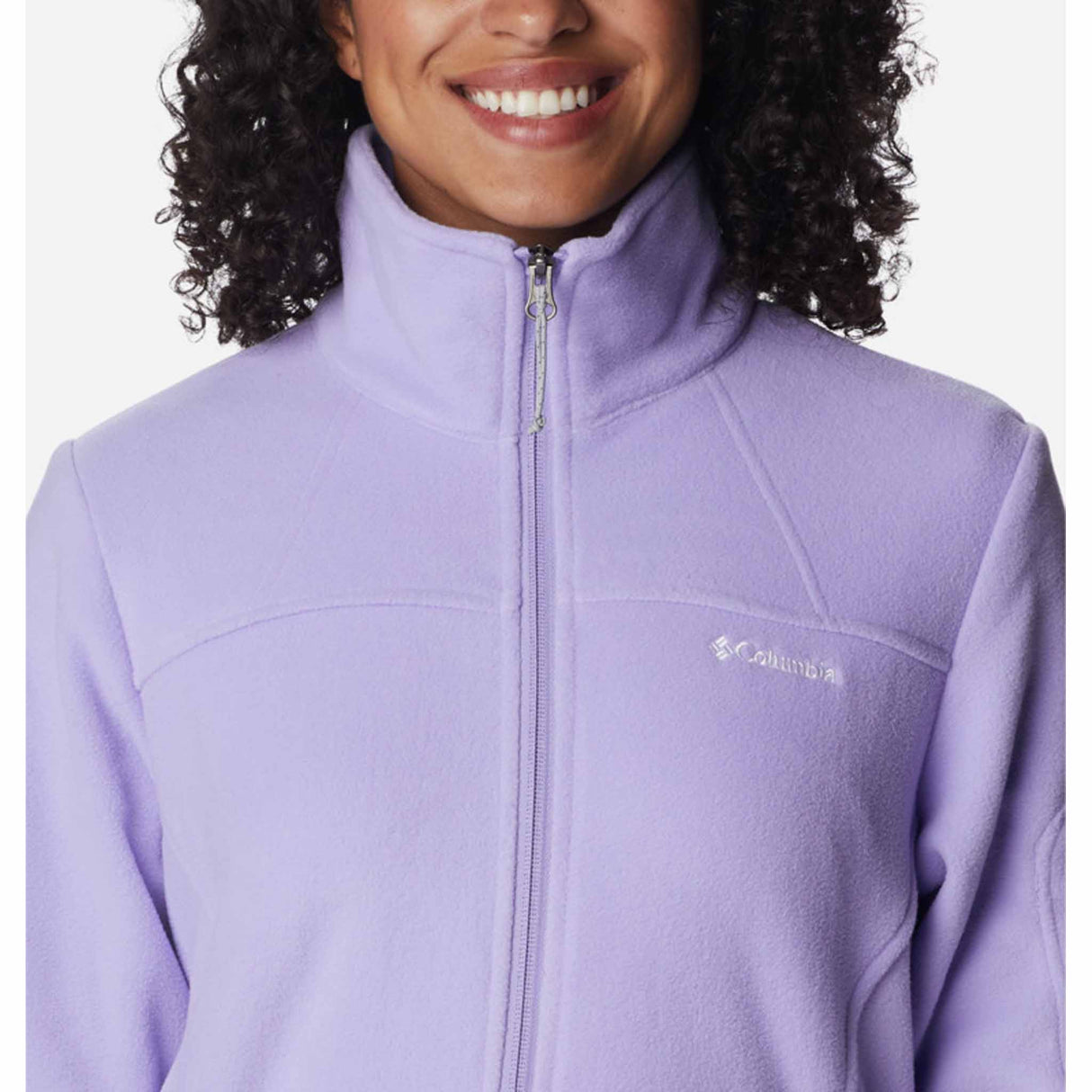 Veste polaire Columbia Fast Trek II Full Zip pour femme - Frosted Purple