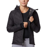 Columbia Heavenly Hooded Jacket manteau d'hiver avec capuchon pour femme poche intérieure