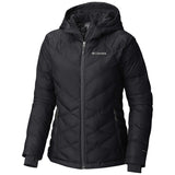 Columbia Heavenly Hooded Jacket manteau d'hiver noir avec capuchon pour femme