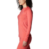Columbia Midweight Stretch haut a manches longues sport femme blush pink lateral