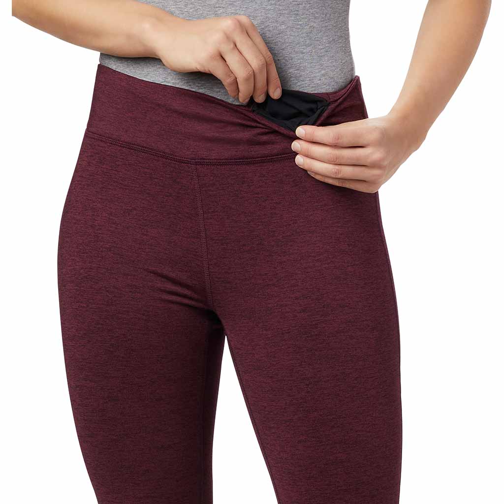 Columbia Northern Comfort Fall Leggings sport pour femme pochette