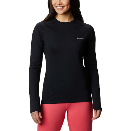 Columbia Omni-Heat 3D Knit Crew II baselayer top sport noir femme face