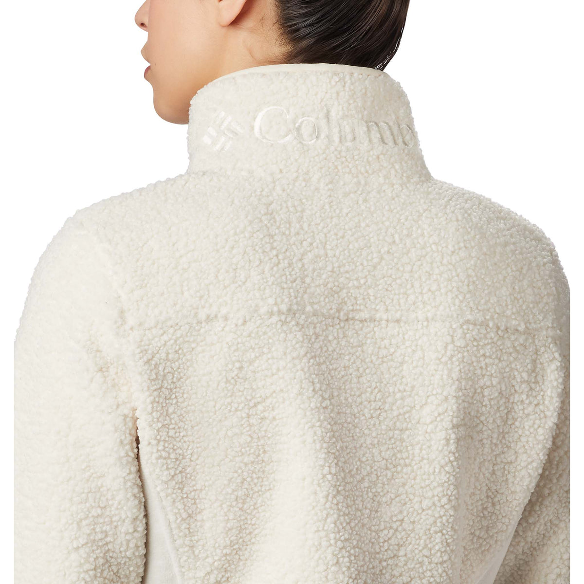 Columbia Panorama Full-Zip chandail laine polaire blanc pour femme dos