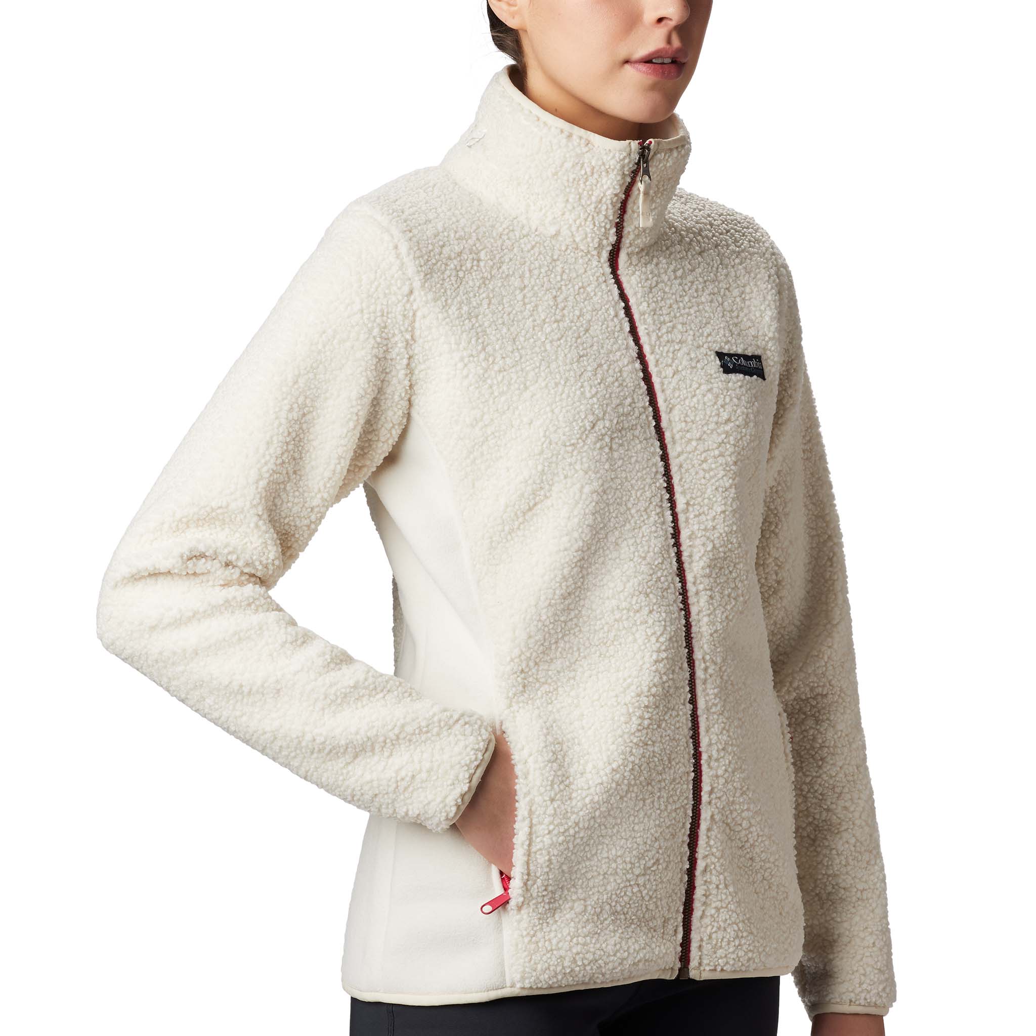 manteau laine polaire femme