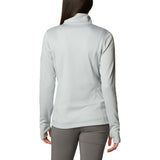 Columbia Park View Grid Fleece chandail à fermeture éclair cirrus grey femme dos