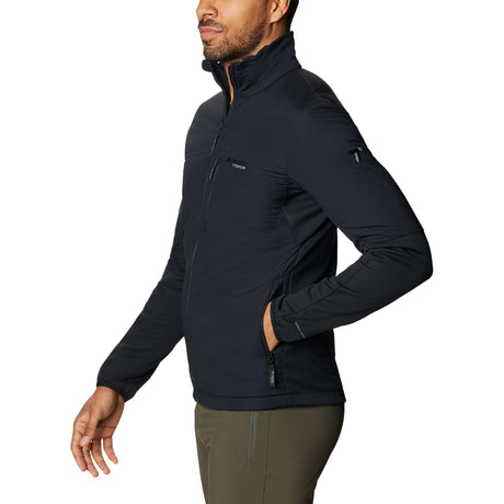 Columbia Peak Pursuit Hybrid softshell noir homme lateral