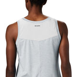 Columbia Place to Place tank top cirrus grey dos close up