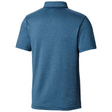 Columbia Tech Trail Polo sport manches courtes pour homme petrol blue rv