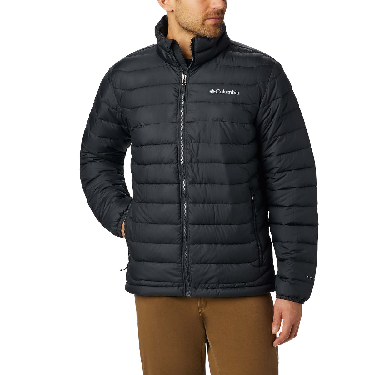 Columbia Powder Lite manteau doudoune sport noir pour homme