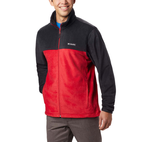 Columbia Steens Mountain full zip 2.0 veste laine polaire rouge noir homme