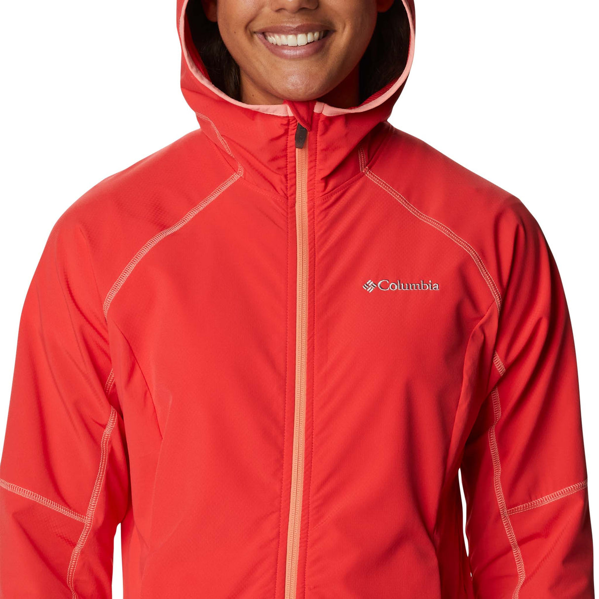 Columbia Sweet As Softshell femme Red hibiscus zippé