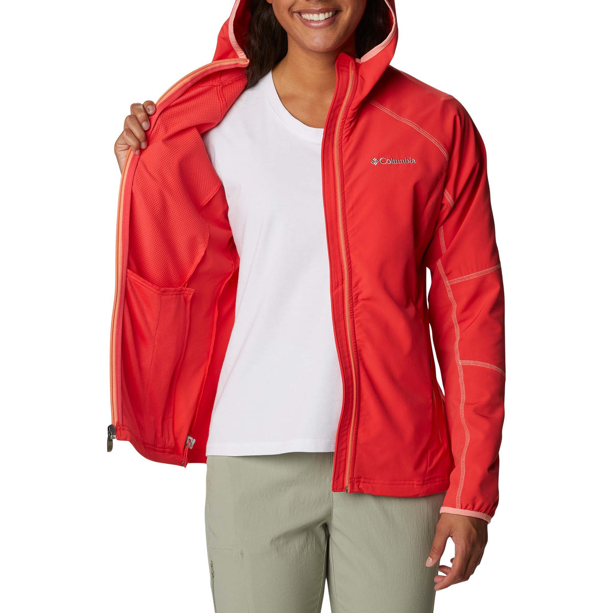 Columbia Sweet As Softshell femme Red hibiscus intérieur