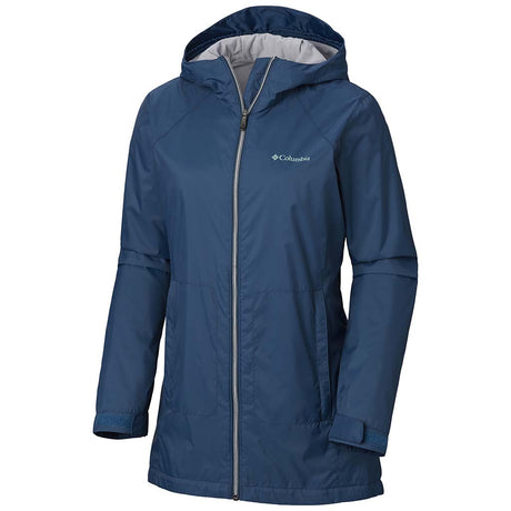 Columbia Switchback long jacket women petrol blue