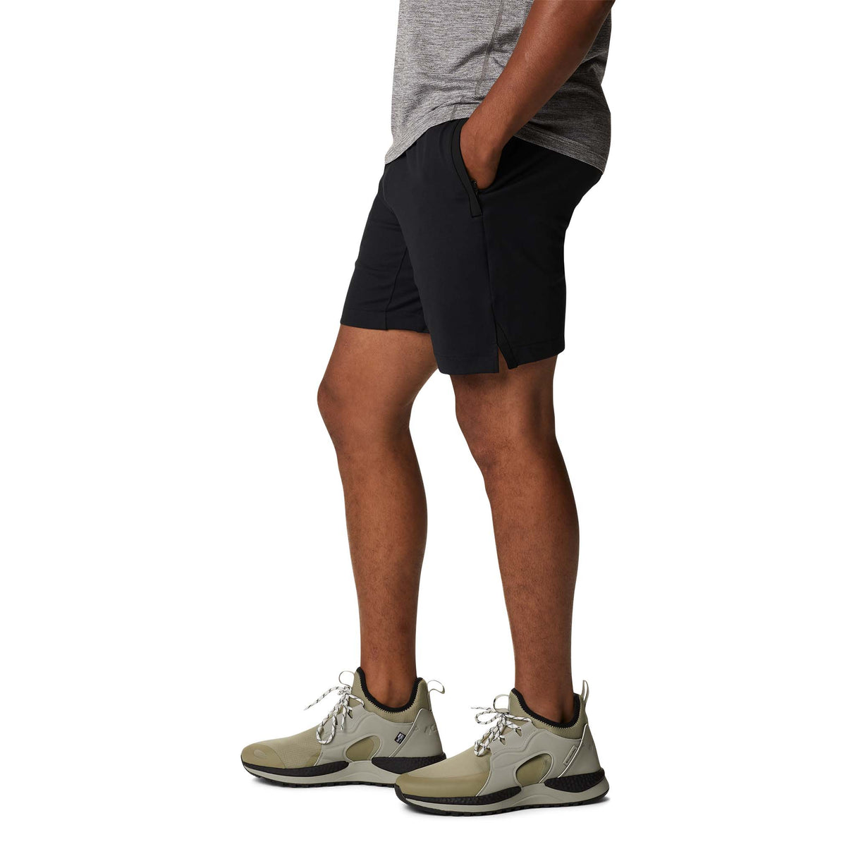 Columbia Tech Trail Knit Short noir homme lateral