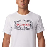 Columbia Terra Vale II t-shirt manches courtes blanc pour homme