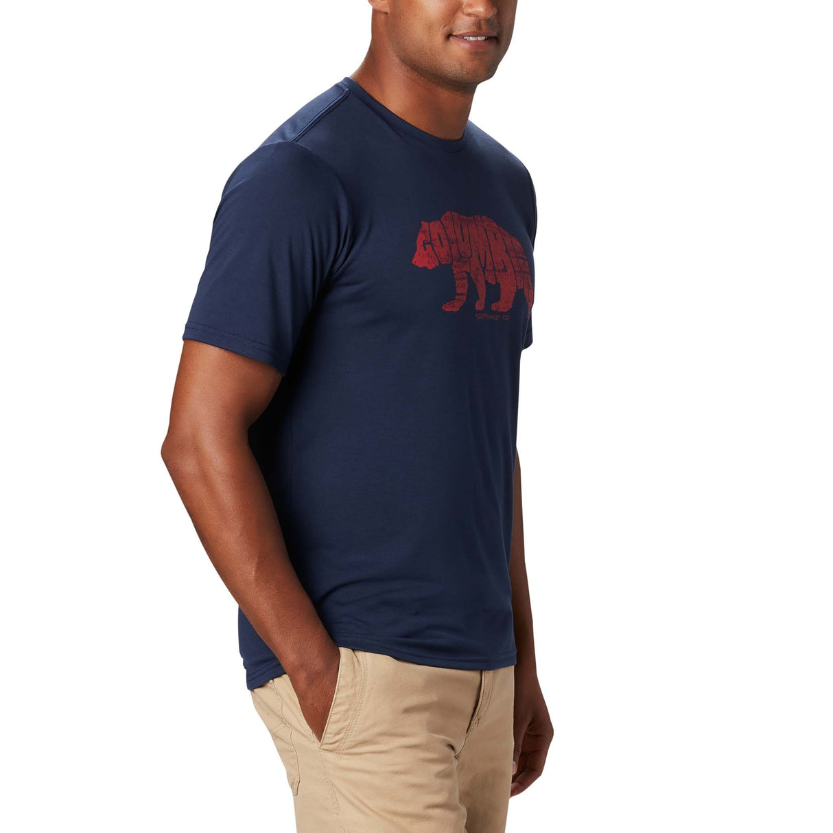 Columbia Terra Vale II t-shirt manches courtes marine pour homme