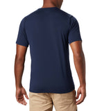 Columbia Terra Vale II t-shirt manches courtes marine pour homme dos