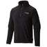 Columbia Titan Pass 1.0 half-zip fleece mens black