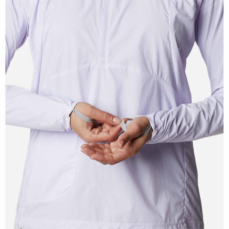 Columbia Titan Pass Lightweight Half Zip manteau coupe-vent femme - Purple Tint