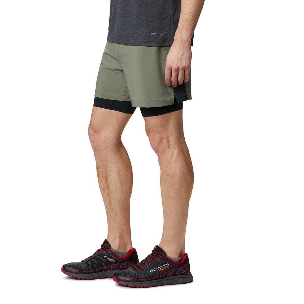 Bermuda Homme TECH TRAIL VERT COLUMBIA