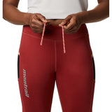 Columbia leggings de course a pied femme Titan Ultra rouge