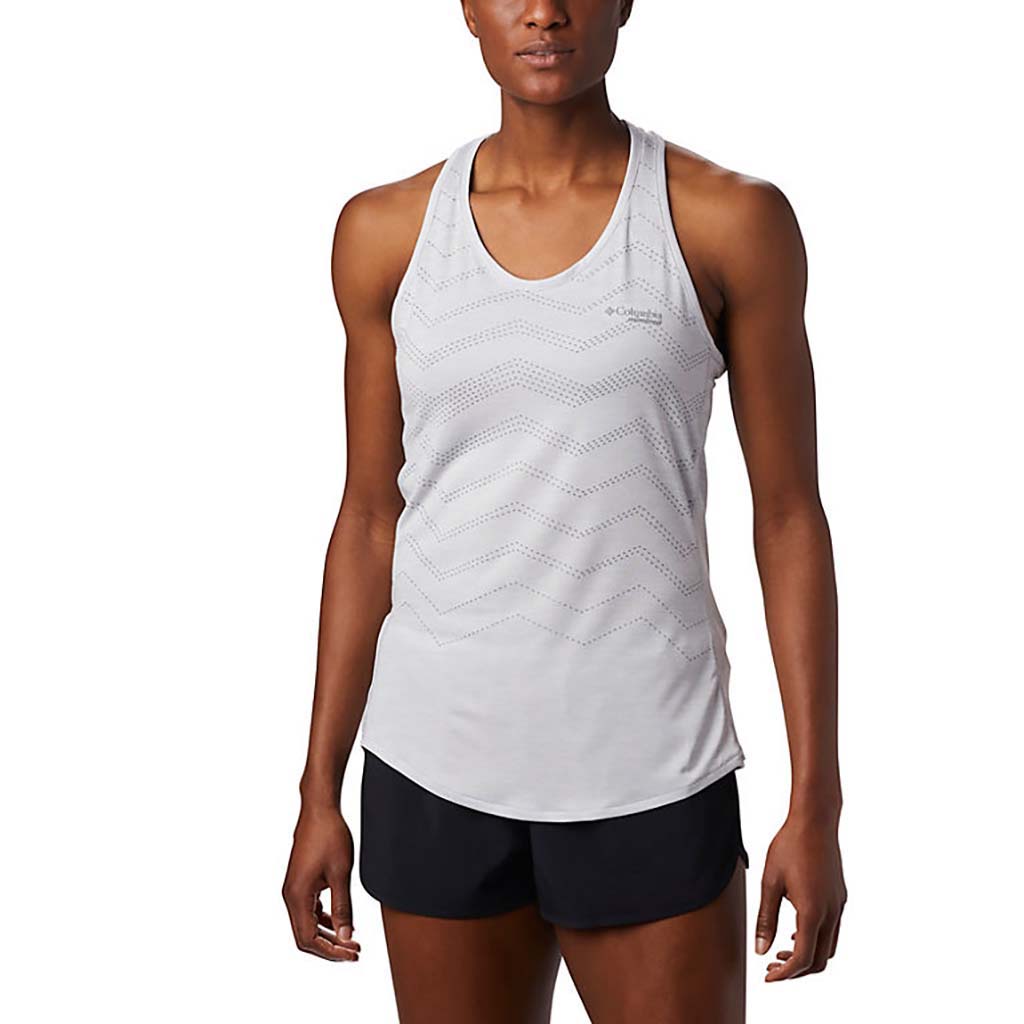 Columbia Trinity Trail running tank women white lv1